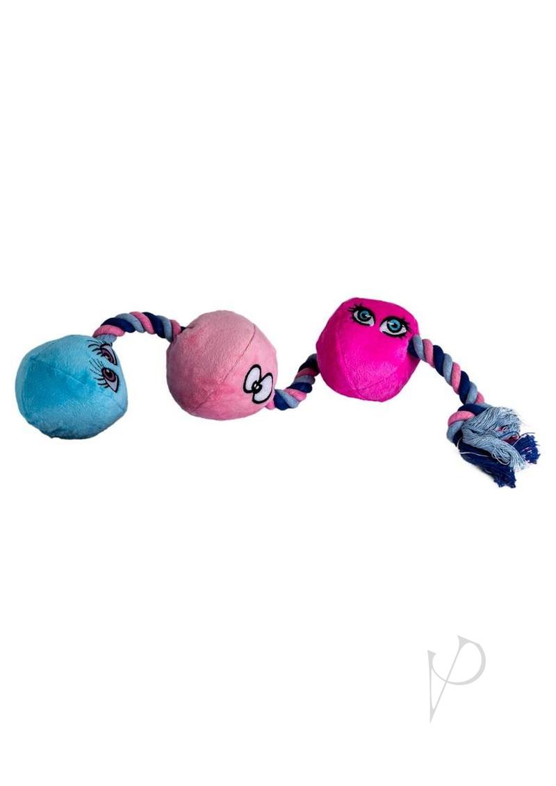 Scruffy Tug Buttons - Pink/Blue product image 1