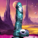 Creature Cocks Astro Thrust Vibrating Silicone Dildo