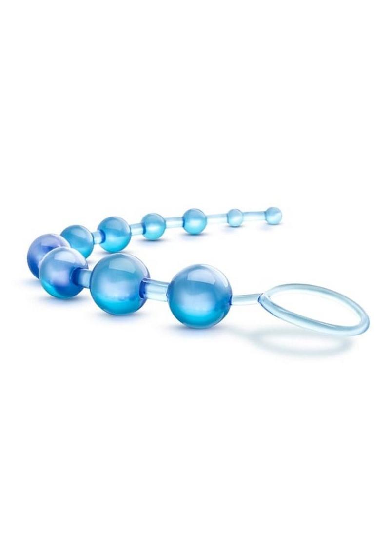 B Yours Basic Beads Blue Anal Beads