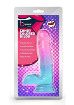 B Yours Candy Colored Dildo - Blue/Pink