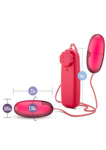 B Yours Double Pop Eggs With Wired Remote Control Vibrators