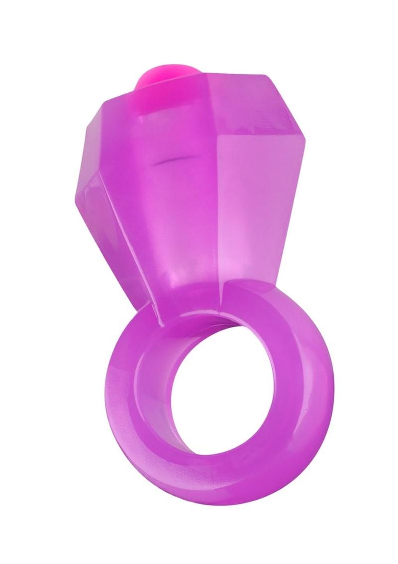 Rock Candy Vibrating Bling Pop Ring With Body Safe Material