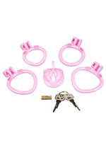 BlueLine Bitchboy Degrading Mini Chastity Cage
