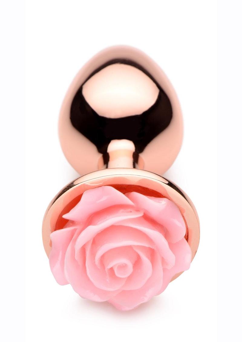 Booty Sparks Pink Rose Aluminum Anal Plug