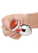 Booty Sparks Gemstones Red Jasper HeartAnal Plug