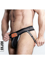 OXJOK Big Dick Bulge-Ring Jock Jockstrap With Rubber Stretch