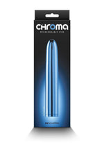 Chroma Classic Rechargeable Vibrator - Blue - 7in