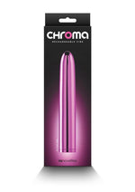 Chroma Classic Rechargeable Vibrator - Pink - 7in