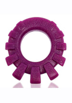 Oxballs Cock Lugged Platinum Silicone Cock Ring