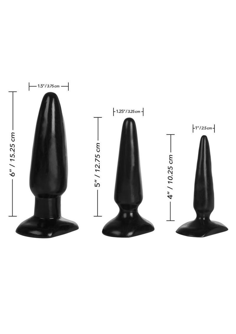 COLT Anal Trainer Kit Silicone Butt Plugs