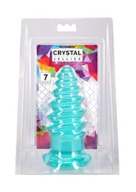 Crystal Jellies Anal Twist - Teal - 7in