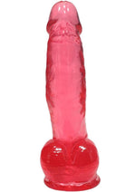 Crystal Jellies Curved Realistic Dildos