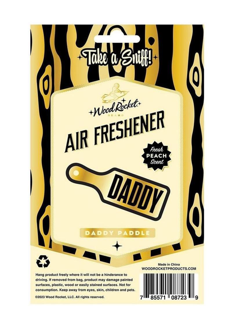 Wood Rocket Daddy Paddle Air Freshener