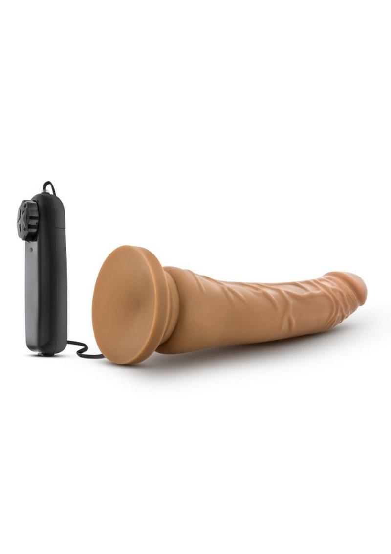 Dr. Skin Vibrating Cock with Suction Cup And Wired Remote Control
