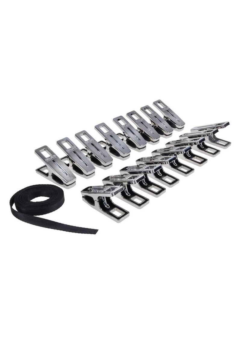 Edge Body Zipper Clothes Pins