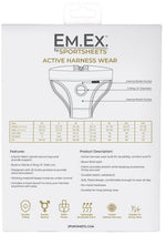 Em.Ex. Fit Harness Patent Corset - Adjustable Black
