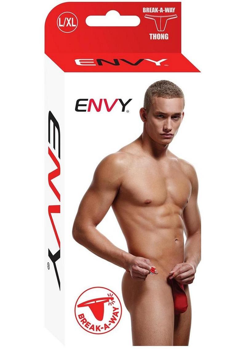 Envy Menswear Breakaway Thong - Red - Large/XLarge