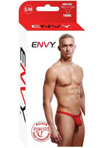 Envy Menswear Low Rise Thong - Red - Medium/Small