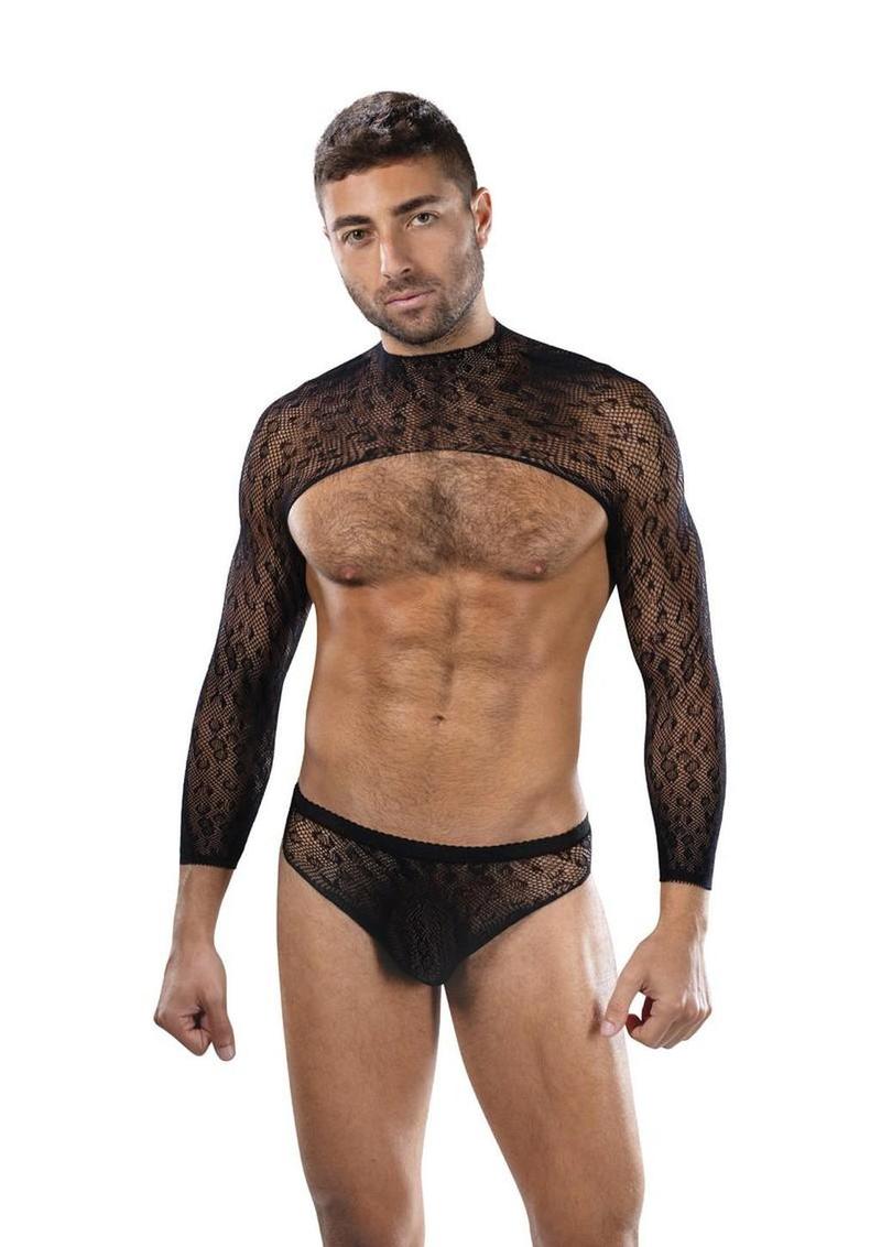 Envy Menswear Untamed (2 Piece Set) - Os - Black
