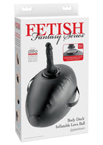 Fetish Fantasy Series Body Dock Inflatable Love Ball - Black