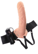 Fetish Fantasy Series Vibrating Hollow Strap-On with Adjustable Harness