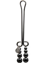 Fifty Shades Darker Just Sensation Beaded Clitoral Clamp - Metal/Silver