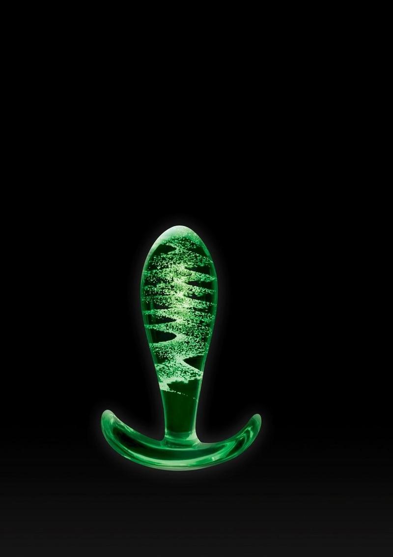 Firefly Ace Glass Plug Glow in the Dark Butt Plug