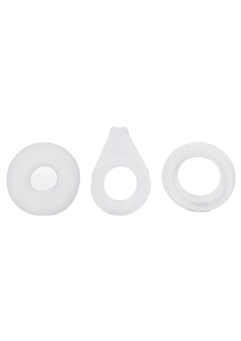Fort Troff Raw Bundle C-Ring - Clear - 3pc/Set