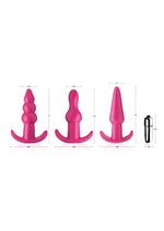 Frisky Thrill Trio Anal Plug Set
