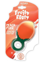 Fruity Booty Peach Fuzz Mini Vibrator - Green/Orange
