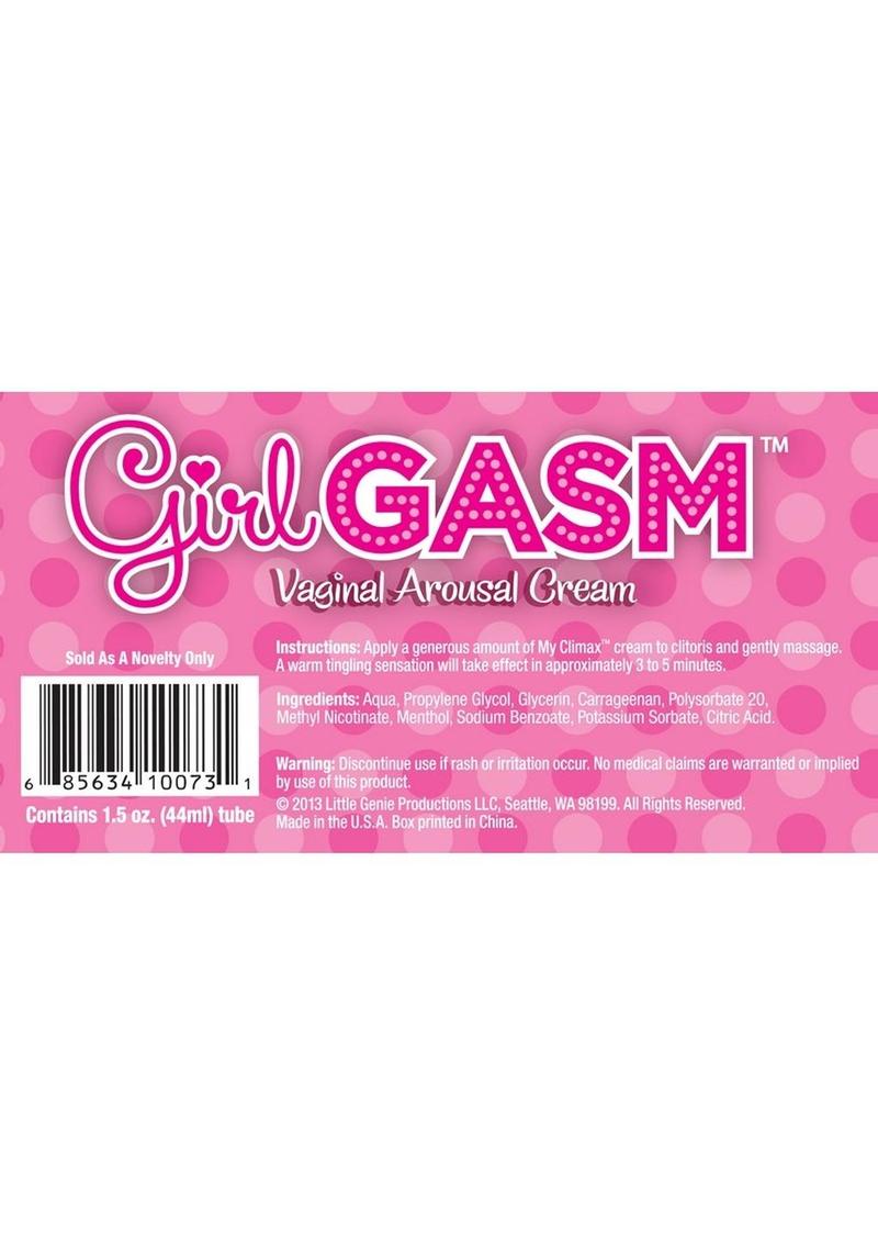 GirlGasm Vaginal Arousal Cream