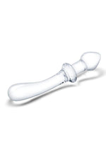 Glas Classic Curved Dual Ended Blown Glass Dildo