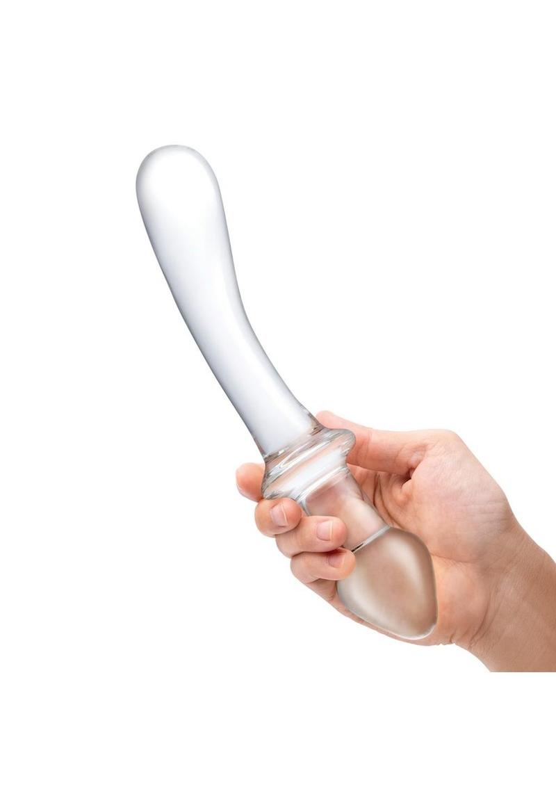 Glas Classic Curved Dual Ended Blown Glass Dildo
