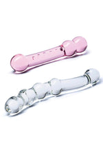 Glas 2PC Double Pleasure With Handcrafted Designed Glass Dildo