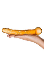 Glas Orange Tickler Hand Blown Glass Design Dildo