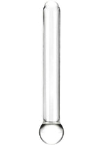 Glas Straight Glass Dildo - Clear - 7in