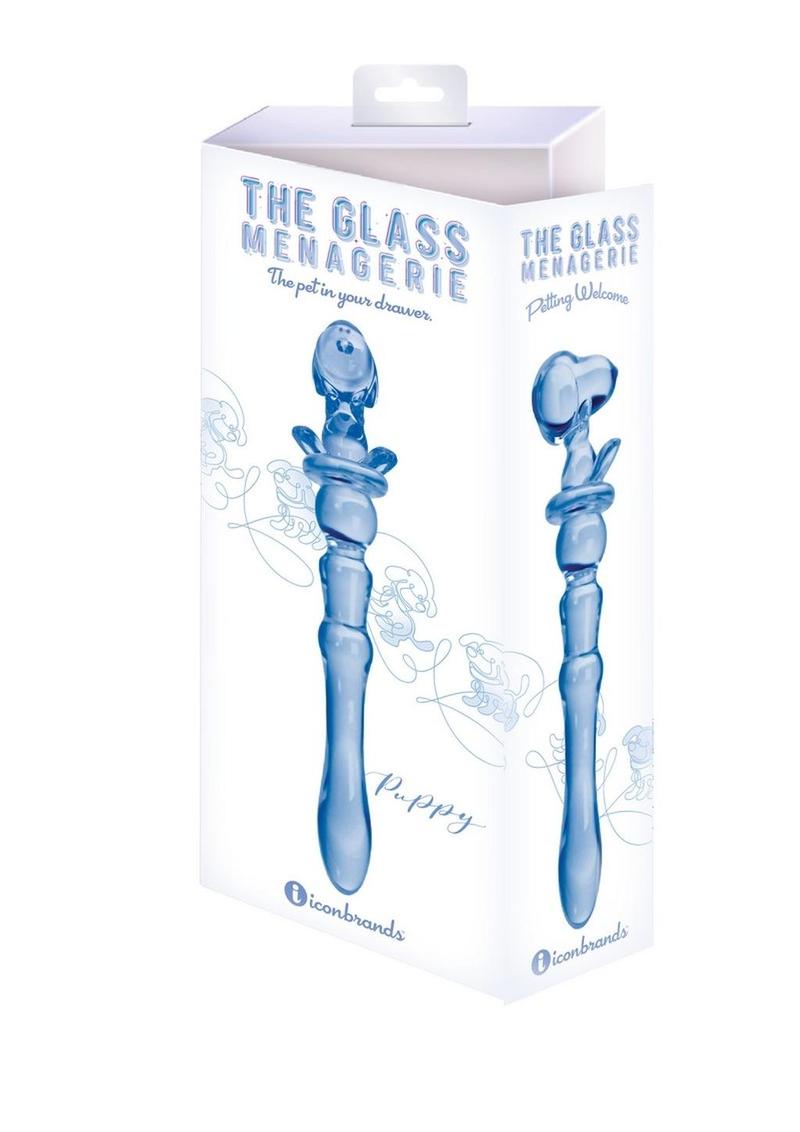 Glass Menagerie Puppy Glass Dildo