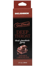 Goodhead Deep Throat Oral Anesthetic Spray Double Chocolate - 2oz