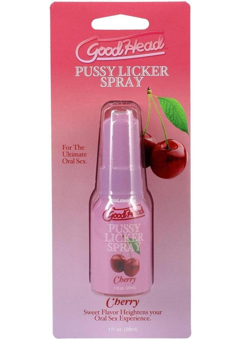 Goodhead Pussy Licker Spray - Cherry - 1oz