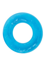 Gummy Cock Ring - Blue - One Size