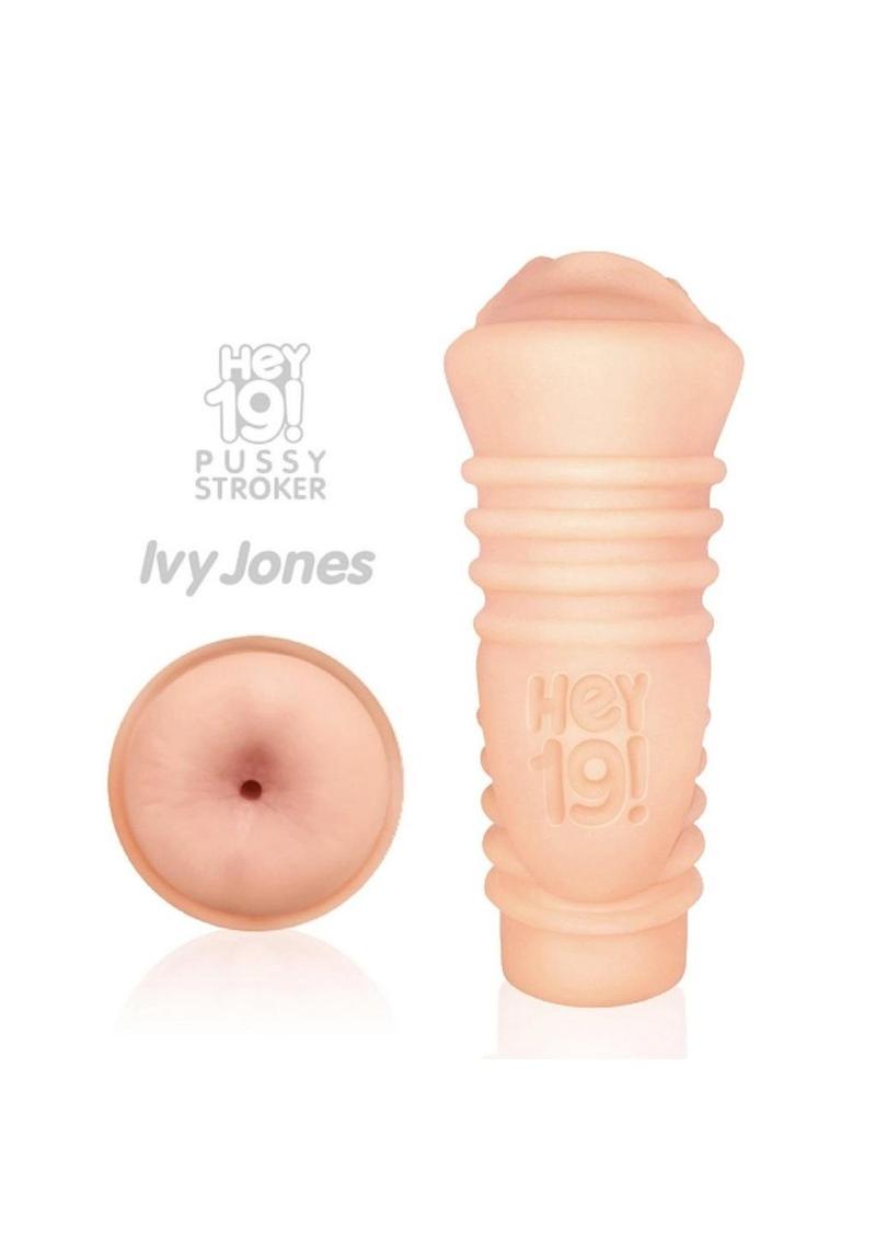 Hey 19! Vibrating Anal Stroker Ivy Jones