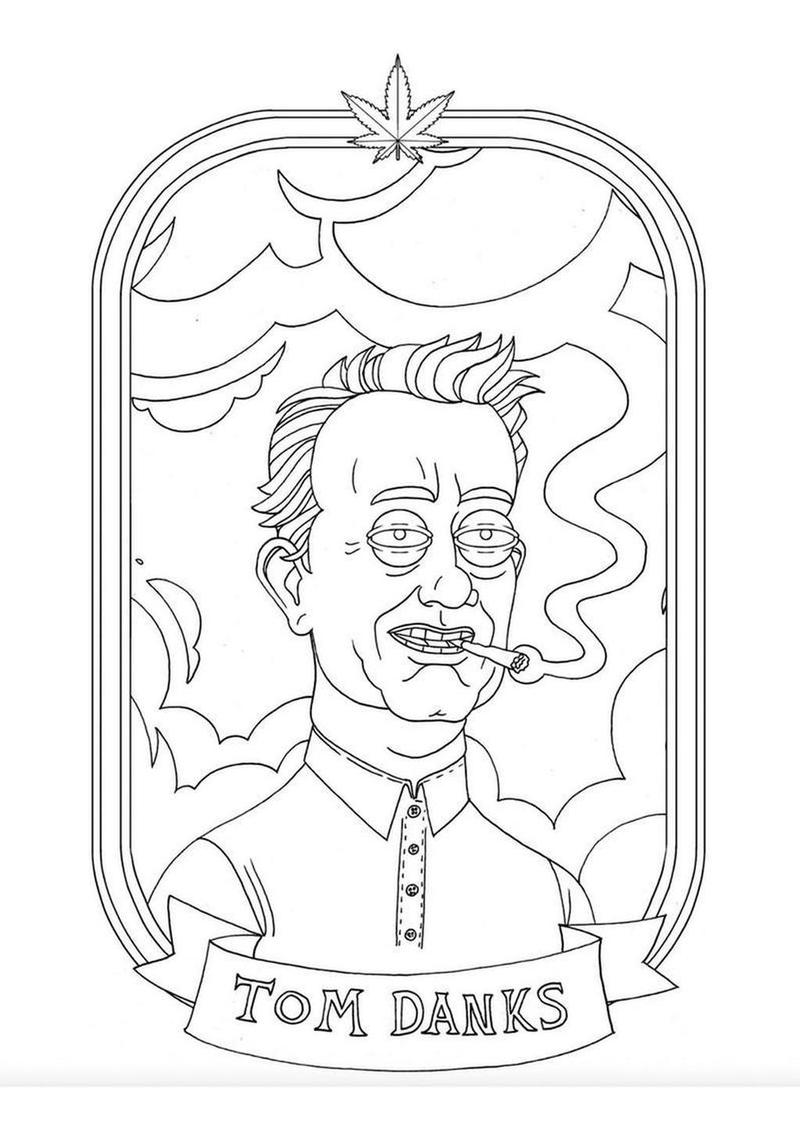 High AF Adult Coloring Book