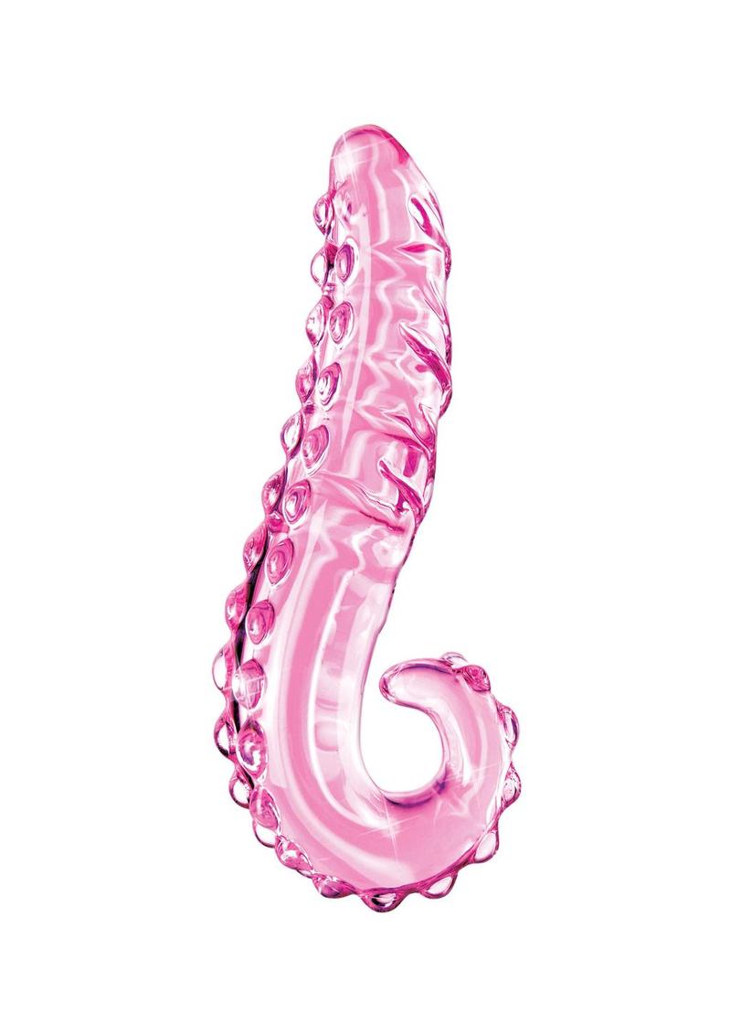 Icicles No. 24 Textured Hand-Blown Glass Dildo with Raised Nubs
