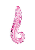 Icicles No. 24 Textured Hand-Blown Glass Dildo with Raised Nubs