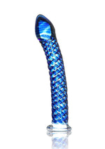 Icicles No. 29 Ribbed Glass G-Spot Temperature Play Dildo