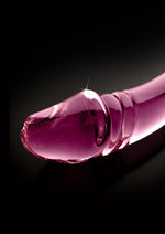 Icicles No. 57 Double-Sided Textured Glass Double Dildo