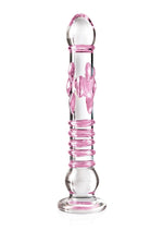 Icicles Textured And Hand-Blown Glass Massager