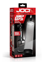 Jock Amp Up Penis Pump with Pull Rod - Black/Clear