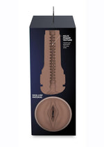 Feel Stroker by Kiiroo Light Brown Skin-Like Male Masturbator