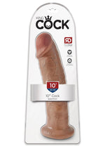 King Cock Realistic Dildo - Tan - 10in